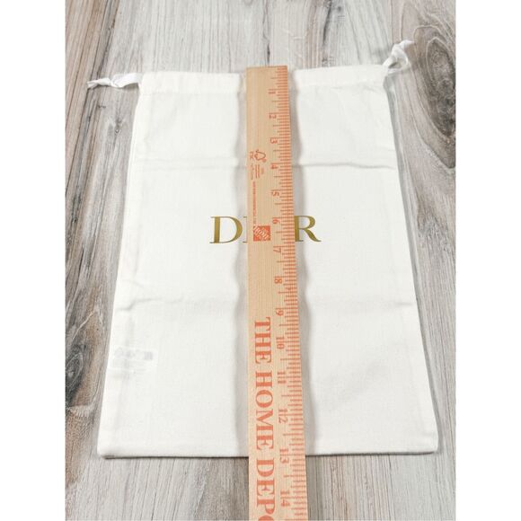 8.5” x 13”  DIOR White Dust Bag (Item# 0304) - Picture 3 of 4